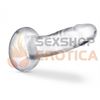 Dildo con sopapa transparente